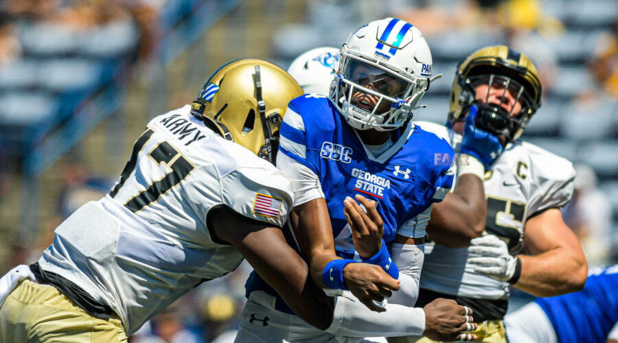 Army storms over Georgia State In Football Season Opener