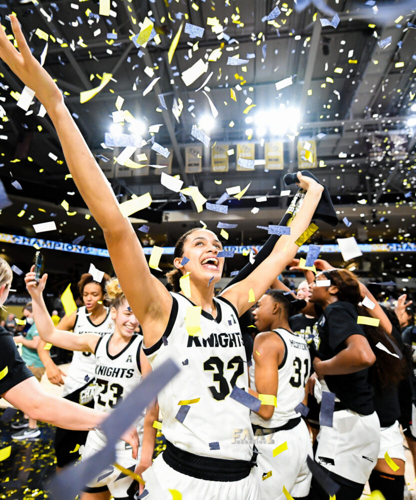 UCF Basketball:  Lady Knights Dominate Cincinnati And Clinch Championship In The American Championship