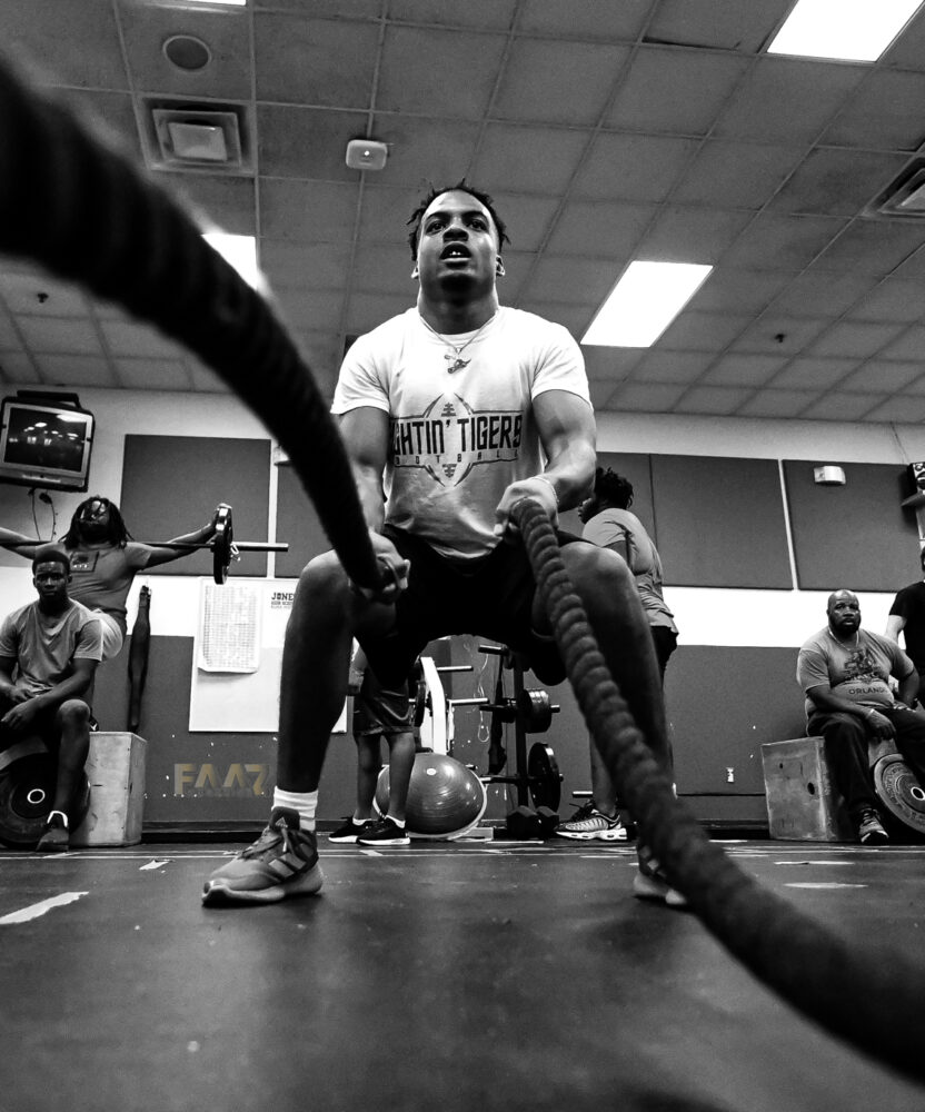 Spring Season: Jones High Football Weight Room Grind Session