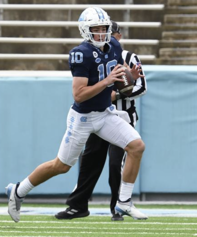 UNC Football Names Drake Maye as Starting QB