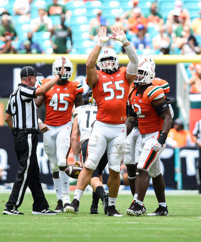 Miami Hurricanes Defense Impressive In Win Over Southern Miss 30-7