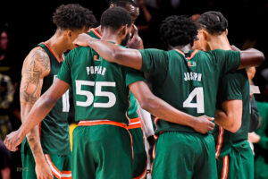 ‘Canes Control Tar Heels In Big Road Win 80-72