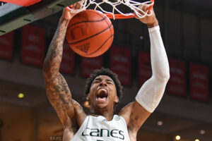 ‘Canes Edge Pitt in Nail Bitter 78-76 For Share of ACC Championship